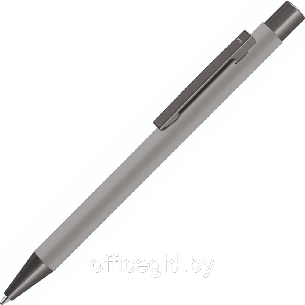 Ручка шариковая автоматическая "Ellipse Gum", 1.0 мм, серый, стерж. синий - фото 1 - id-p188888951