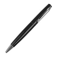 Ручка шариковая автоматическая "UMA Soul", 1.0 мм, черный, серебристый, стерж. синий