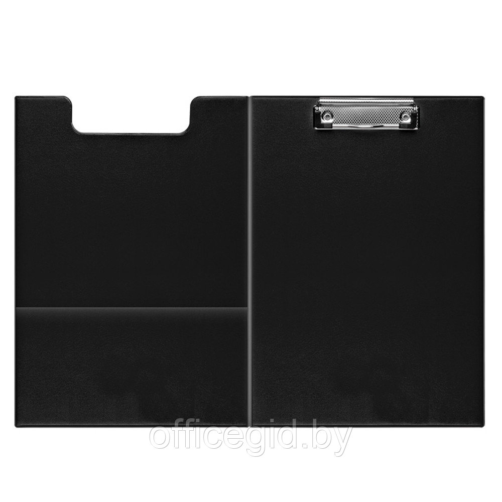 Планшет с зажимом "Forofis" открывающийся, А4, ПВХ, черный - фото 2 - id-p188888060