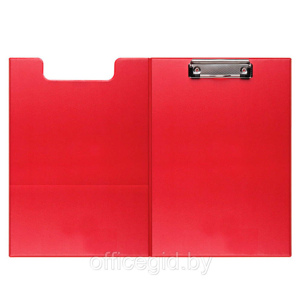 Планшет с зажимом "Forofis" открывающийся, А4, ПВХ, красный - фото 2 - id-p188888061