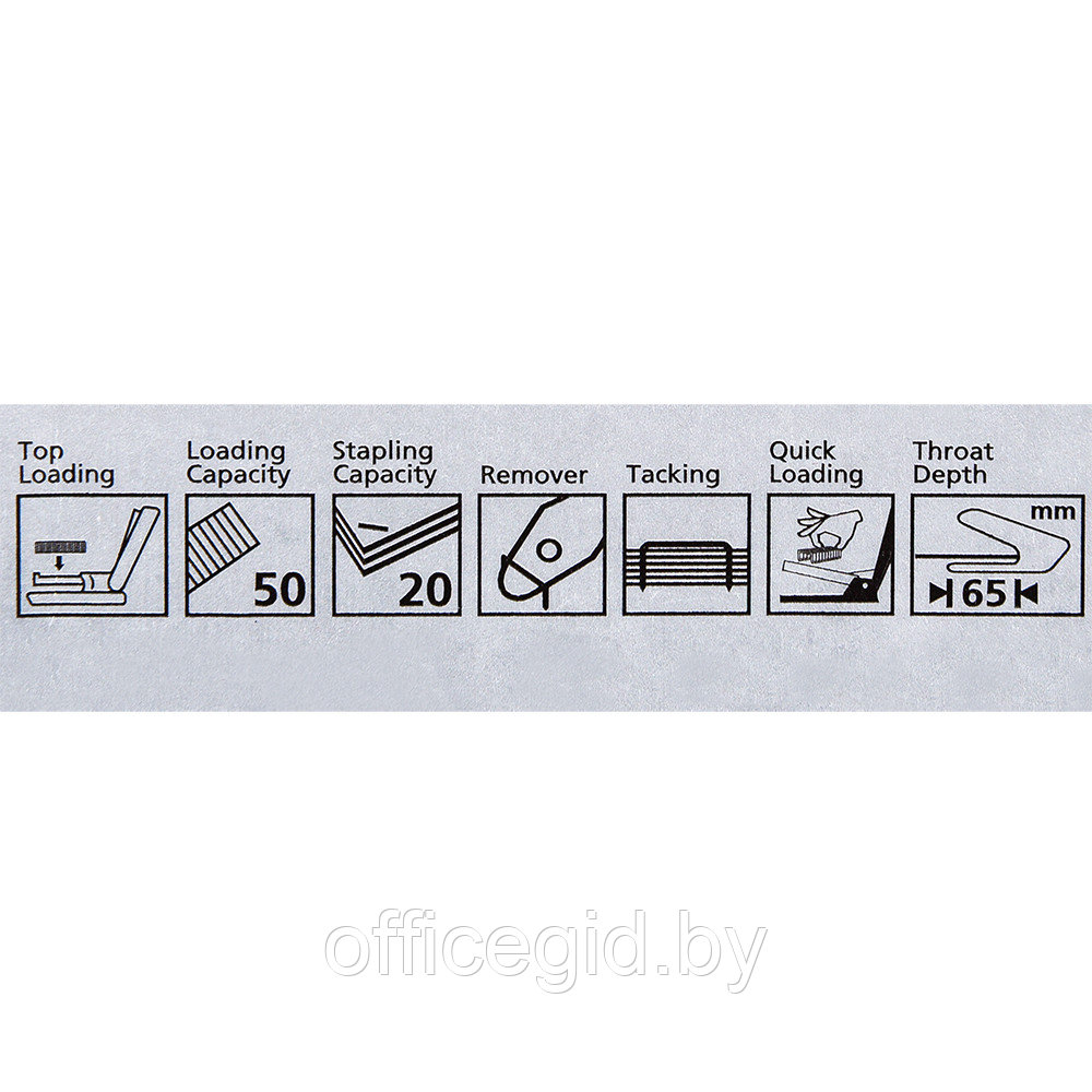 Скобосшиватель "HS-10S", №10, 20 листов, ассорти - фото 4 - id-p188889831