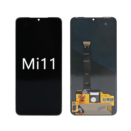 Дисплей (экран) для Xiaomi Mi 11 Original c тачскрином, черный, фото 2