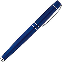 Ручка-роллер "UMA Vip R", 0.7 мм, синий, серебристый, стерж. синий