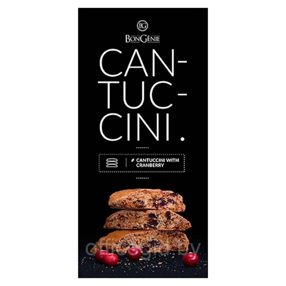 Печенье "Bongenie. Cantuccini" с клюквой, 180 г