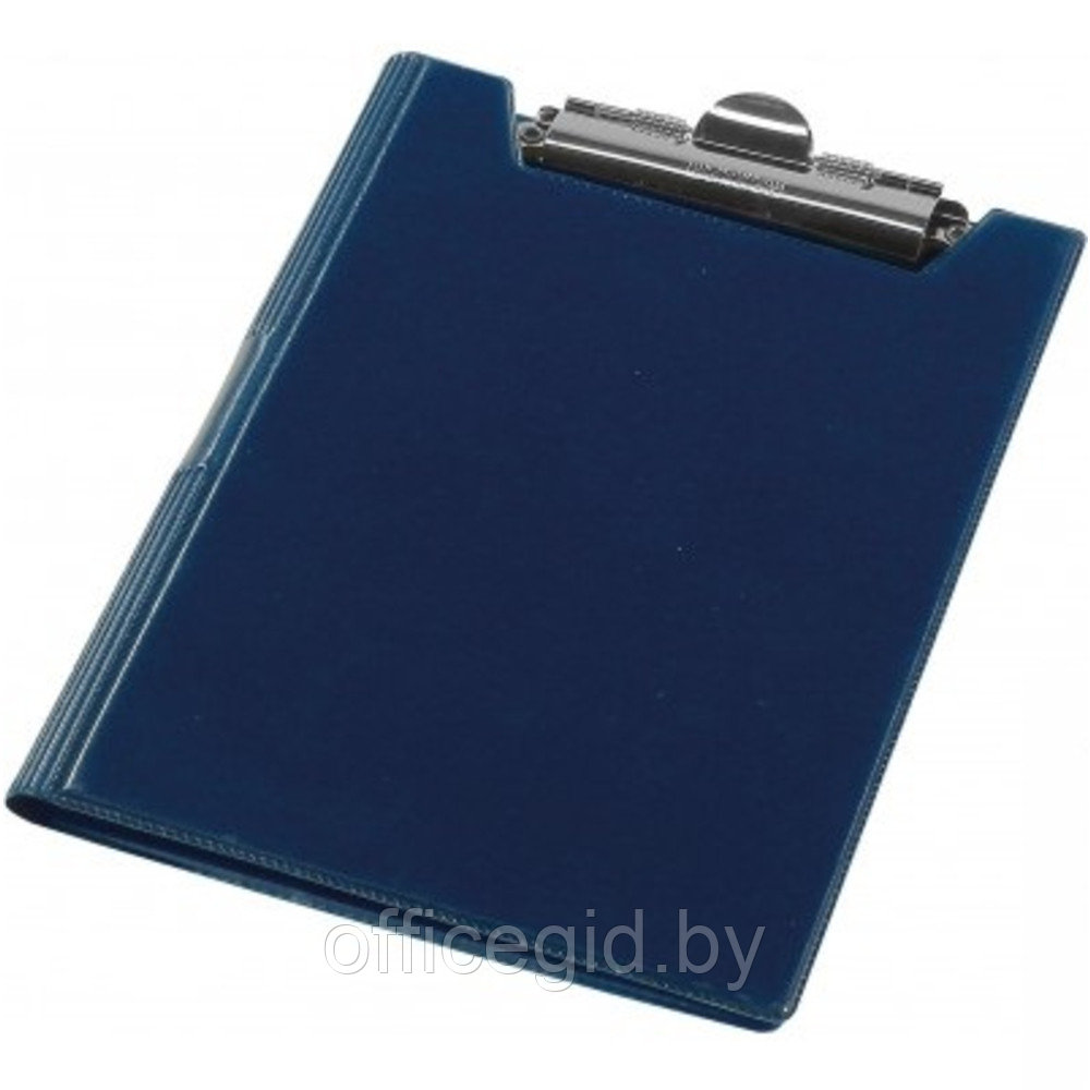 Планшет открывающийся с зажимом, A4, винил, синий - фото 1 - id-p188888066