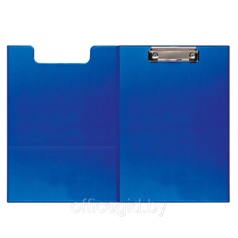 Планшет с зажимом "Forofis" открывающийся, А4, ПВХ, синий - фото 2 - id-p188888072