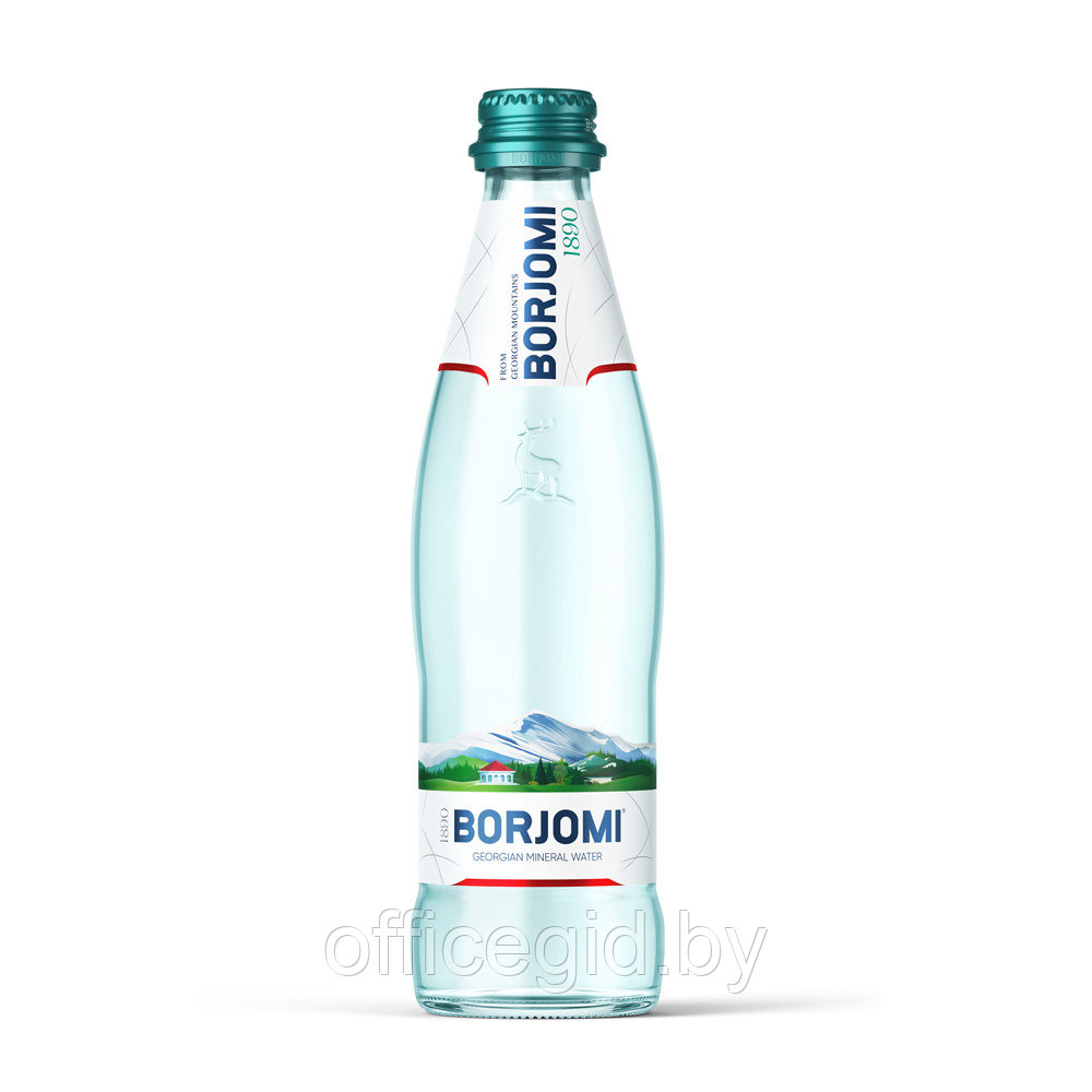 Вода минеральная "Borjomi", газированная, 0.33 л - фото 1 - id-p188891689