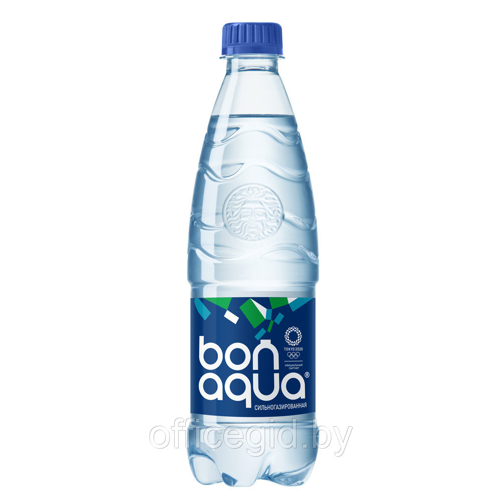 Вода питьевая "Bonaqua", сильногазированная, 0.5 л - фото 1 - id-p188891701