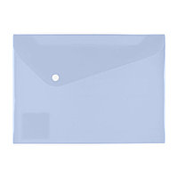 Папка-конверт на кнопке "Trend pastel", А5, васильковый