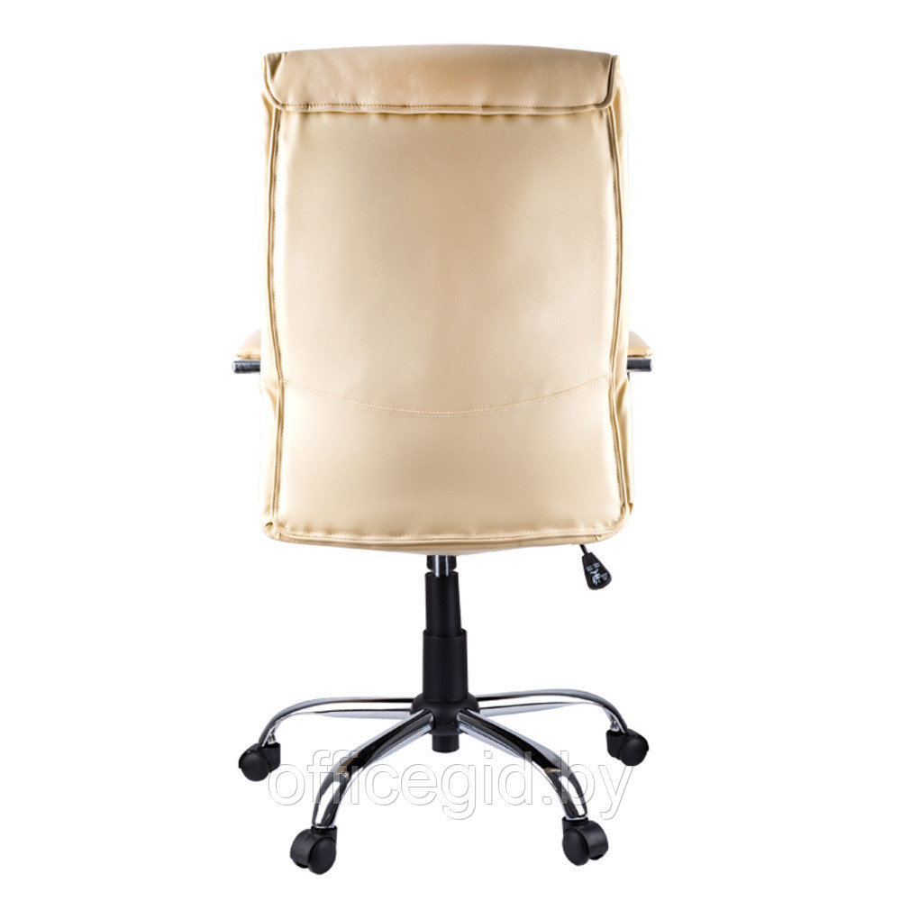 Кресло для руководителя Helmi "HL-E03 Accept", экокожа, металл, бежевая - фото 4 - id-p188893540