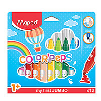 Фломастеры "Color Peps Jumbo", 12 шт