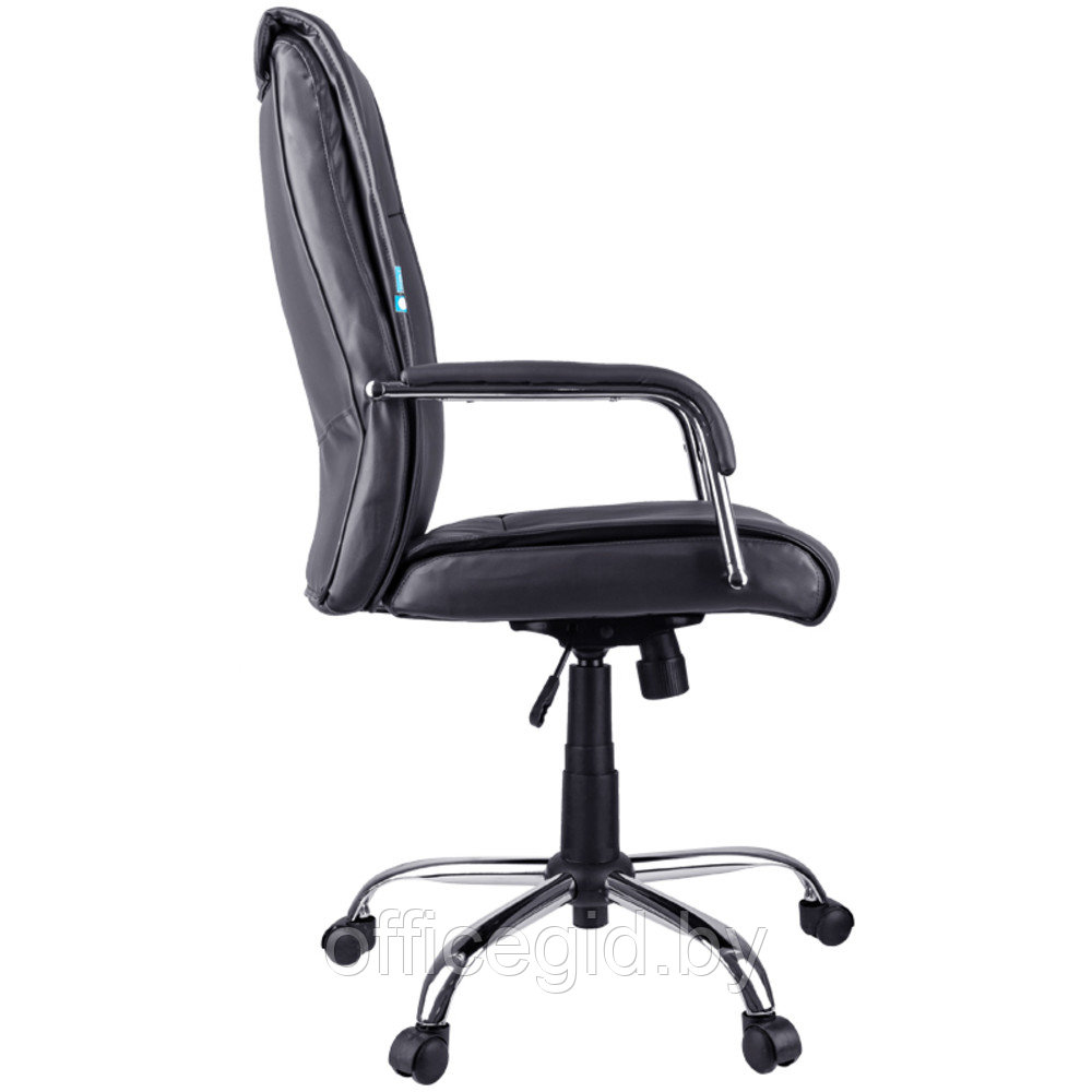 Кресло для руководителя Helmi "HL-E03 Accept", экокожа, металл, черный - фото 3 - id-p188893572