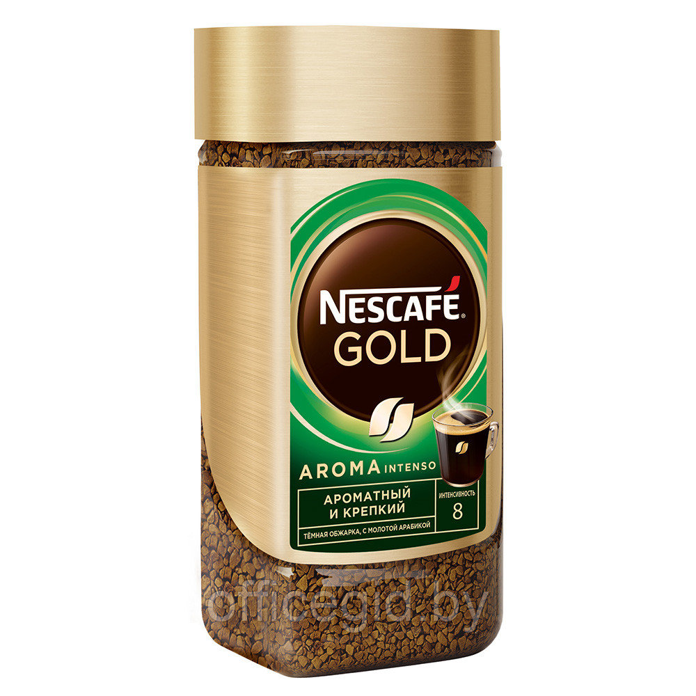 Кофе "Nescafe Gold Aroma Intenso", растворимый, 170 г - фото 2 - id-p188891750