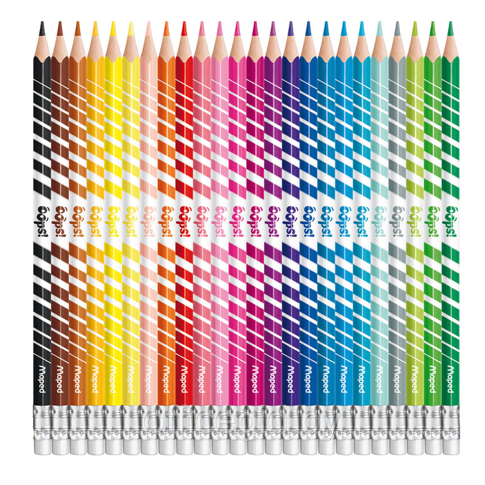 Цветные карандаши "Color' Peps Oops", 24 цвета - фото 2 - id-p188886215
