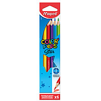 Цветные карандаши "Color Peps", 6 цветов
