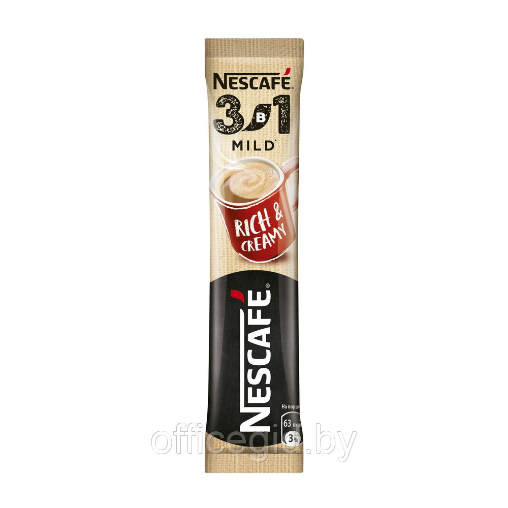 Кофейный напиток "Nescafe" 3в1 мягкий, растворимый, 16 г - фото 2 - id-p188891760