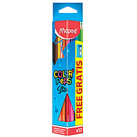 Цветные карандаши "Color Peps"+точилка, 12 цветов