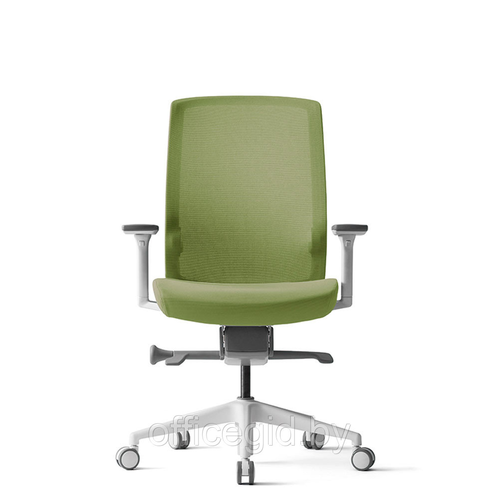 Кресло для руководителя "BESTUHL J1", ткань, пластик, зеленый - фото 2 - id-p188893587