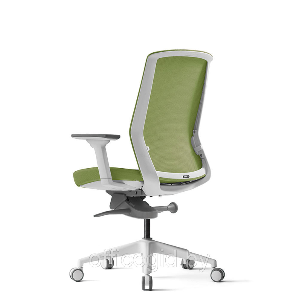 Кресло для руководителя "BESTUHL J1", ткань, пластик, зеленый - фото 4 - id-p188893587