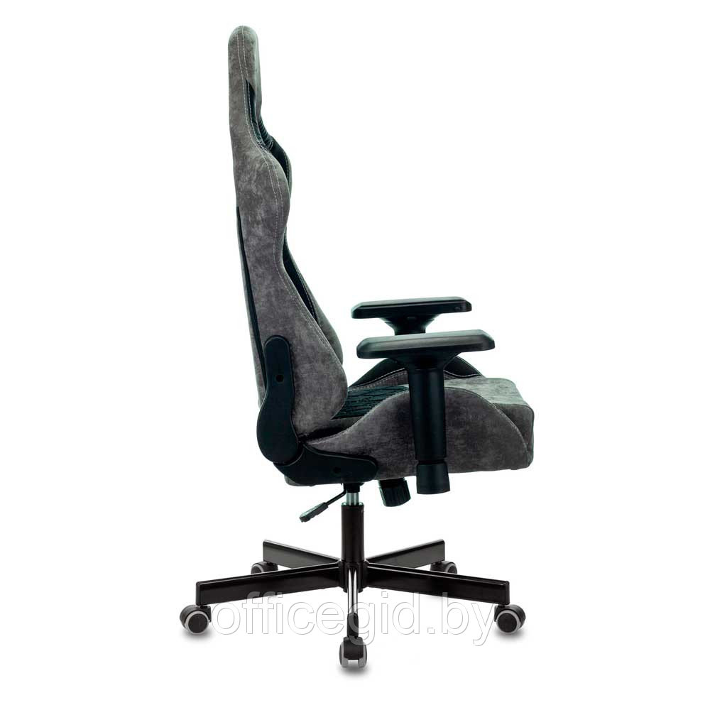 Кресло игровое Бюрократ "VIKING 7 KNIGHT", металл, ткань, черный - фото 3 - id-p188893590