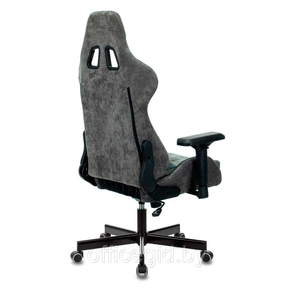 Кресло игровое Бюрократ "VIKING 7 KNIGHT", металл, ткань, черный - фото 4 - id-p188893590