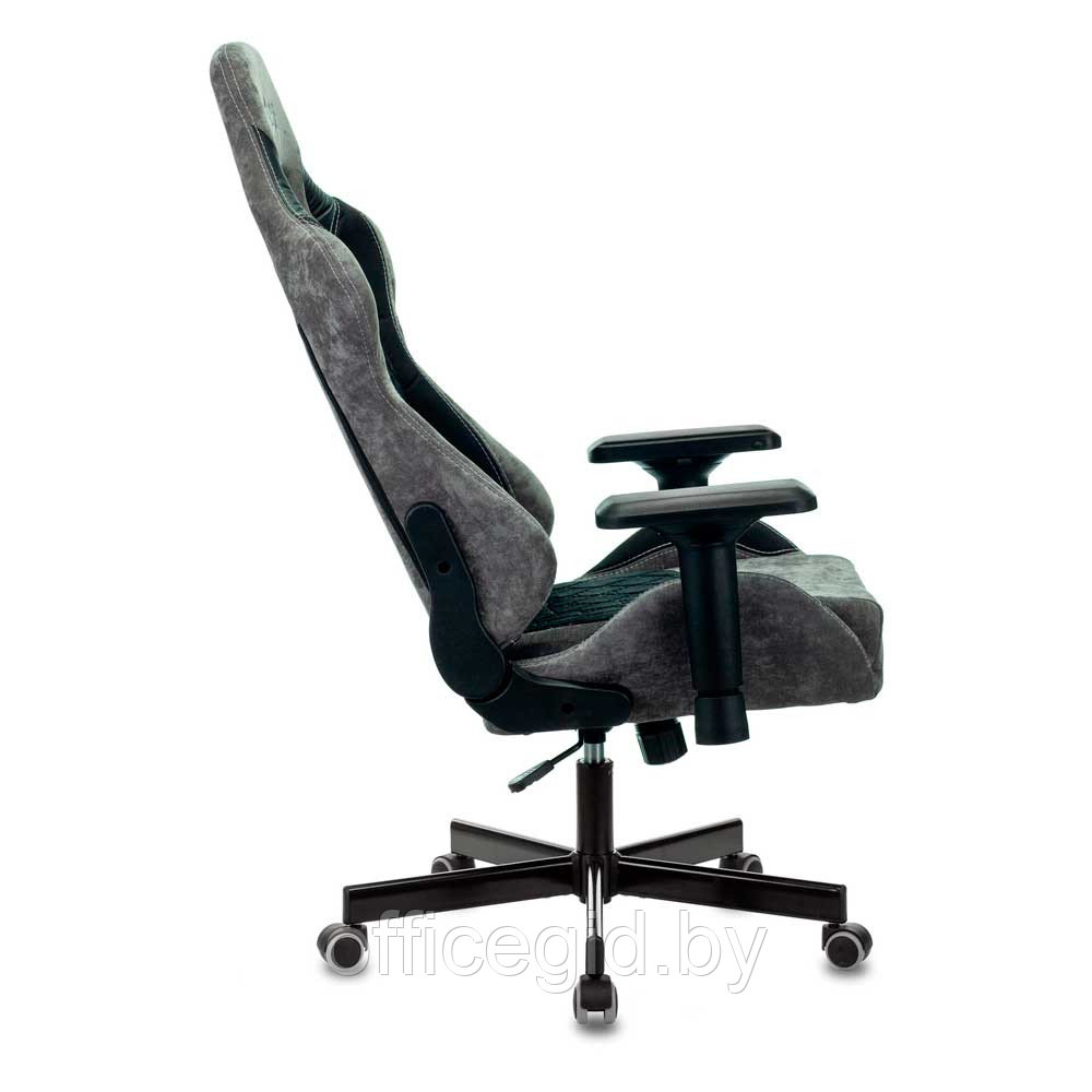 Кресло игровое Бюрократ "VIKING 7 KNIGHT", металл, ткань, черный - фото 5 - id-p188893590