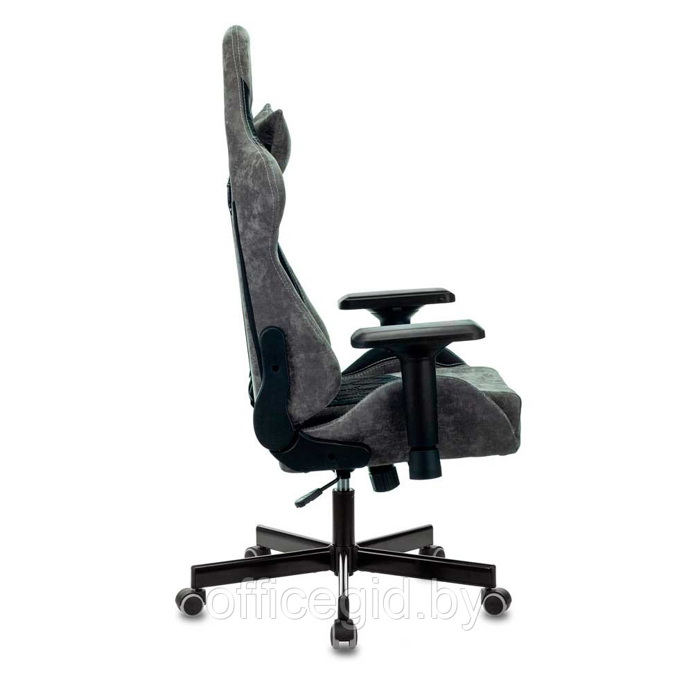 Кресло игровое Бюрократ "VIKING 7 KNIGHT", металл, ткань, черный - фото 10 - id-p188893590