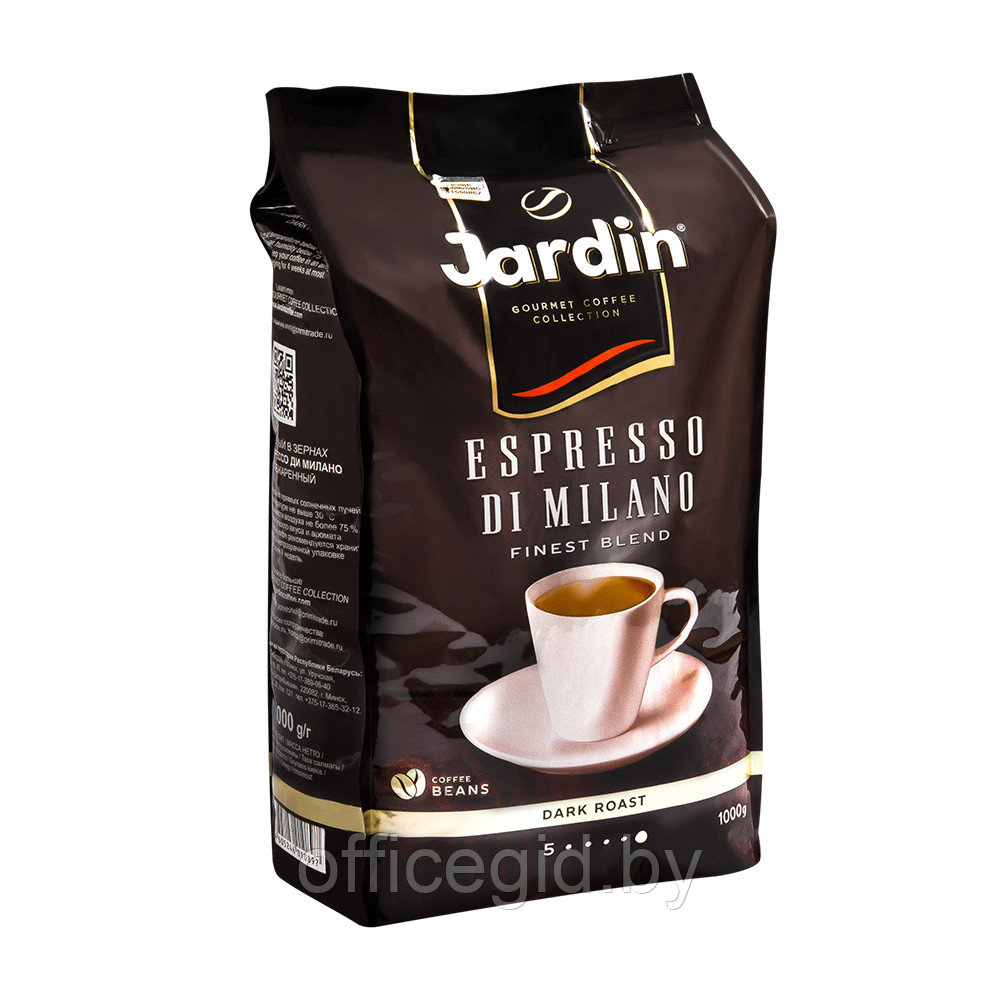 Кофе "Jardin" Espresso Di Milano, зерновой, 1000 г - фото 1 - id-p188891771