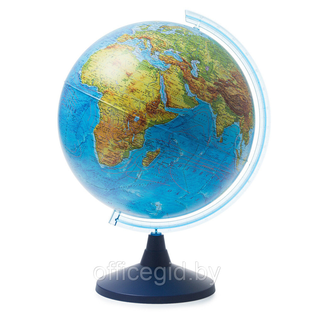 Глобус физический "Мир" с подсветкой, 40 см