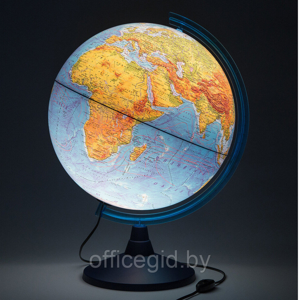 Глобус физический "Мир" с подсветкой, 40 см - фото 2 - id-p188886234