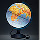 Глобус физический "Мир" с подсветкой, 40 см, фото 2