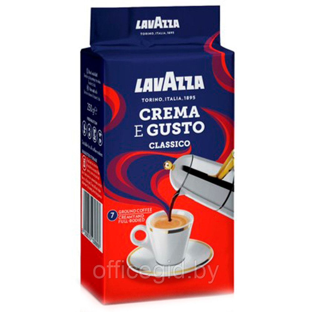 Кофе "Lavazza" Crema e Gusto, молотый, 250 г - фото 1 - id-p188891785