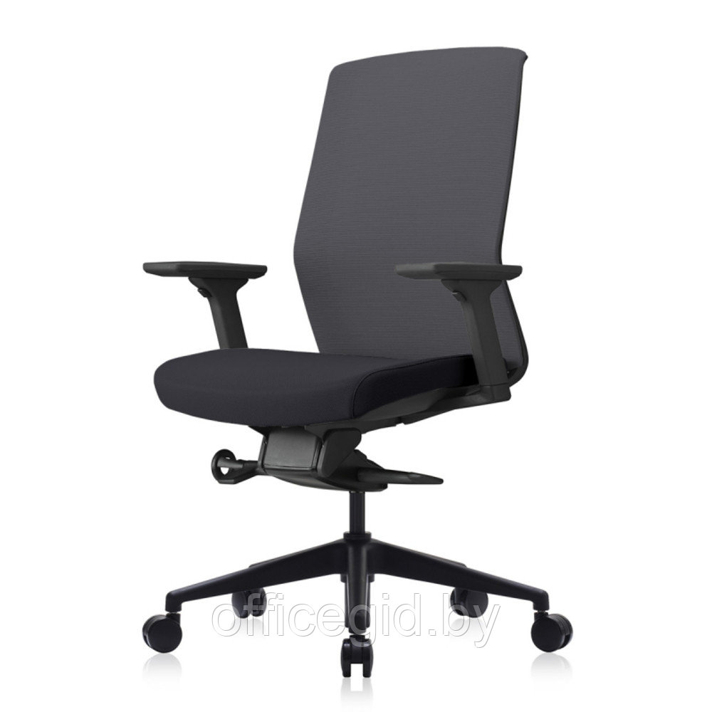 Кресло для руководителя Bestuhl "J1", сетка, ткань, пластик, черный - фото 1 - id-p188893607