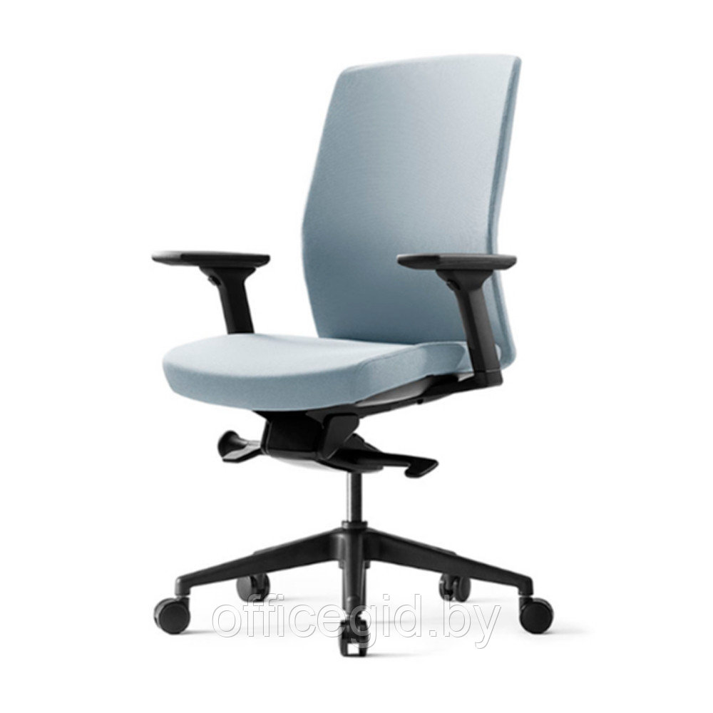 Кресло для руководителя BESTUHL "J2", ткань, пластик, серый - фото 1 - id-p188893609