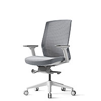 Кресло для руководителя "BESTUHL J1", ткань, пластик, серый