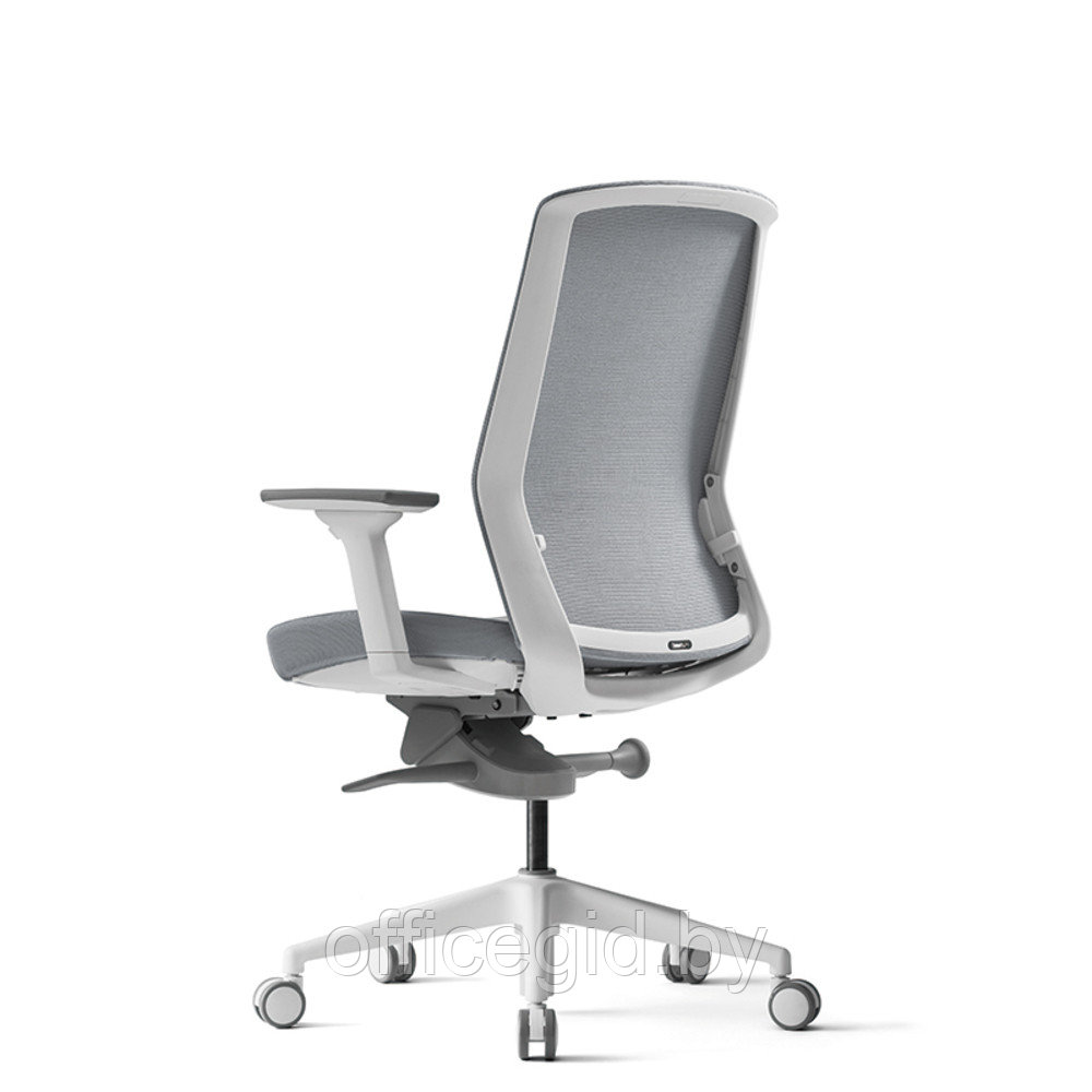 Кресло для руководителя "BESTUHL J1", ткань, пластик, серый - фото 4 - id-p188893610
