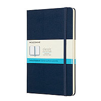 Блокнот "Classic Large", А5, 120 листов, точка, синий сапфир