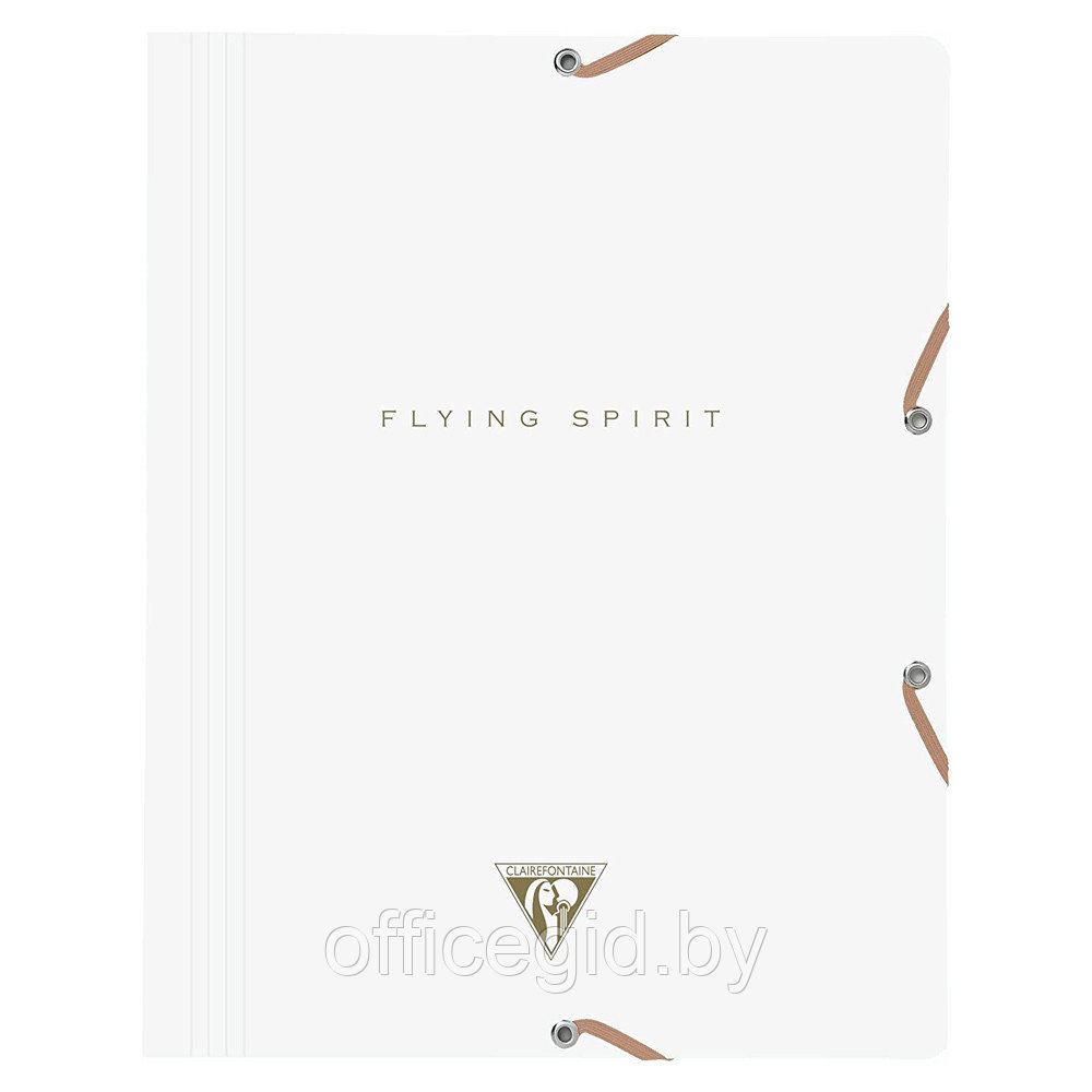 Папка на резинках "Flying Spirit", А4, 15 мм, белый