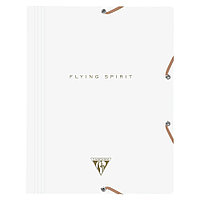 Папка на резинках "Flying Spirit", А4, 15 мм, белый
