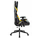 Кресло игровое Бюрократ "Zombie VIKING 5 AERO", экокожа, пластик, черный, желтый, фото 7