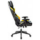 Кресло игровое Бюрократ "Zombie VIKING 5 AERO", экокожа, пластик, черный, желтый, фото 9