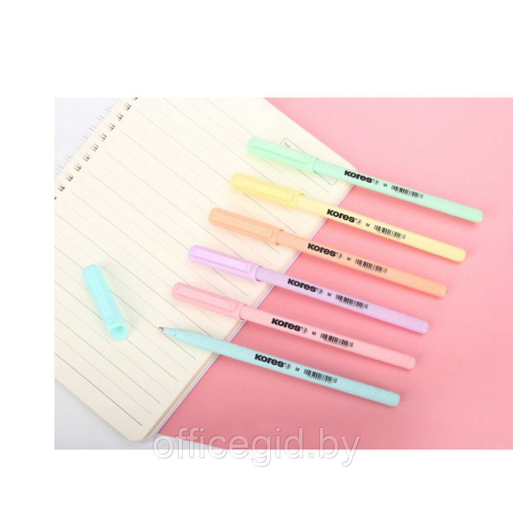 Ручка шариковая "К0 Pastel", 0.7 мм, ассорти, стерж. синий - фото 2 - id-p188889121