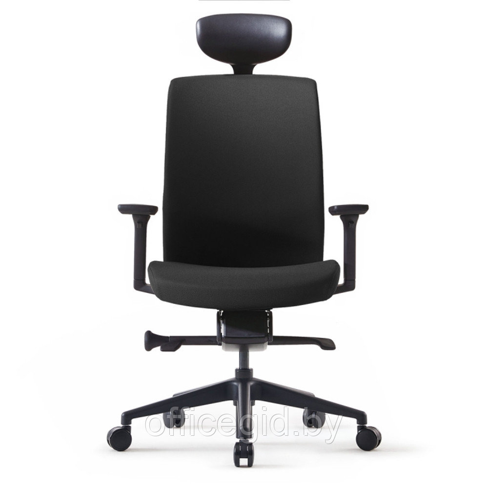 Кресло для руководителя BESTUHL "J2", ткань, пластик, черный - фото 2 - id-p188893630