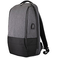 Рюкзак для ноутбука "Gran", темно-серый, черный