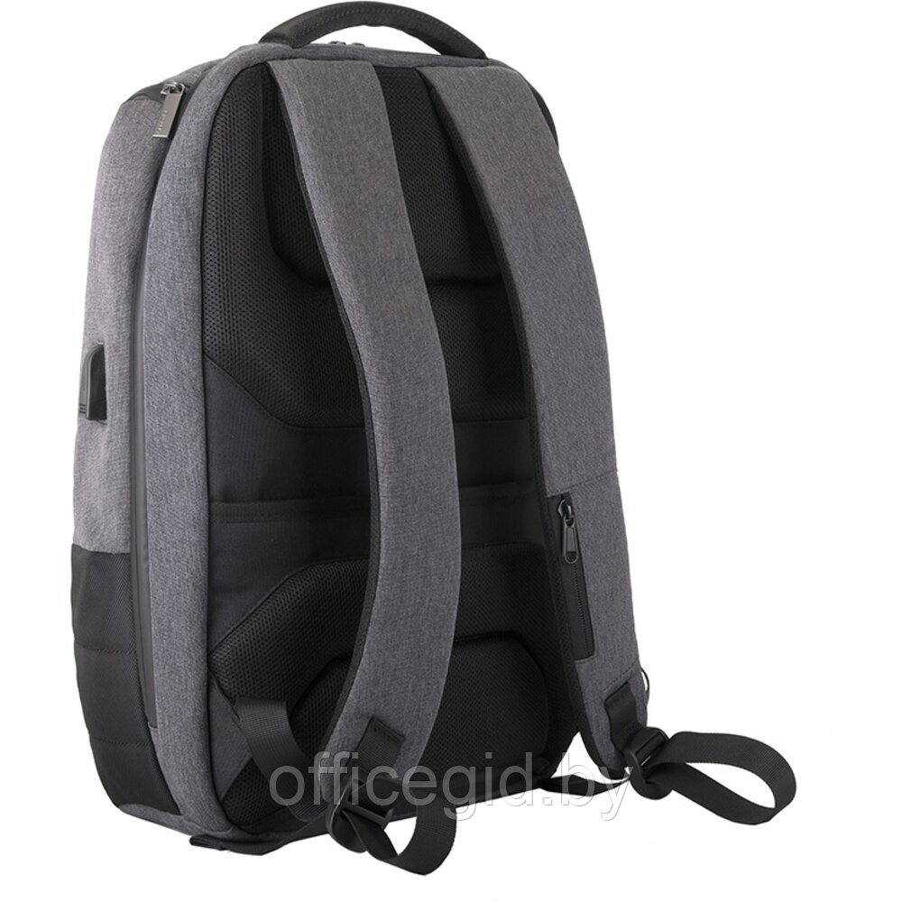 Рюкзак для ноутбука "Gran", темно-серый, черный - фото 3 - id-p188887365