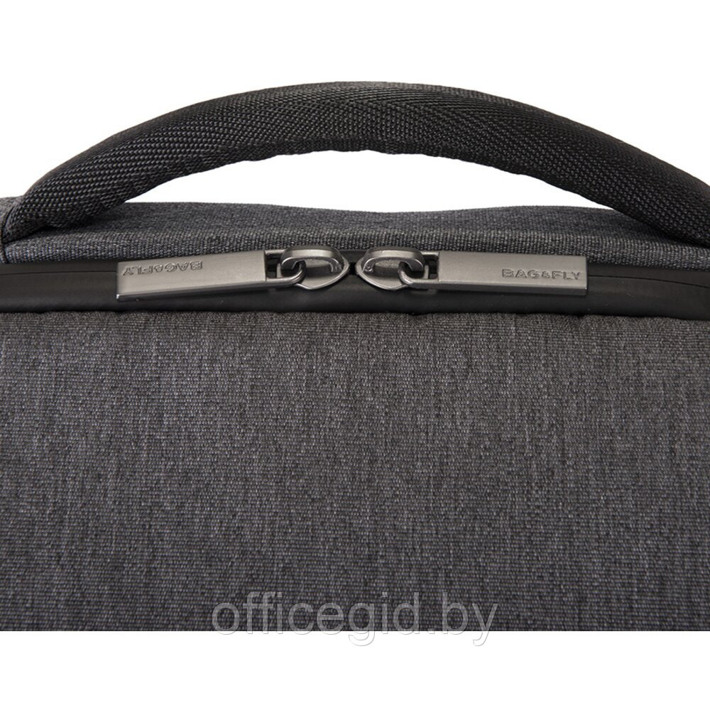 Рюкзак для ноутбука "Gran", темно-серый, черный - фото 6 - id-p188887365