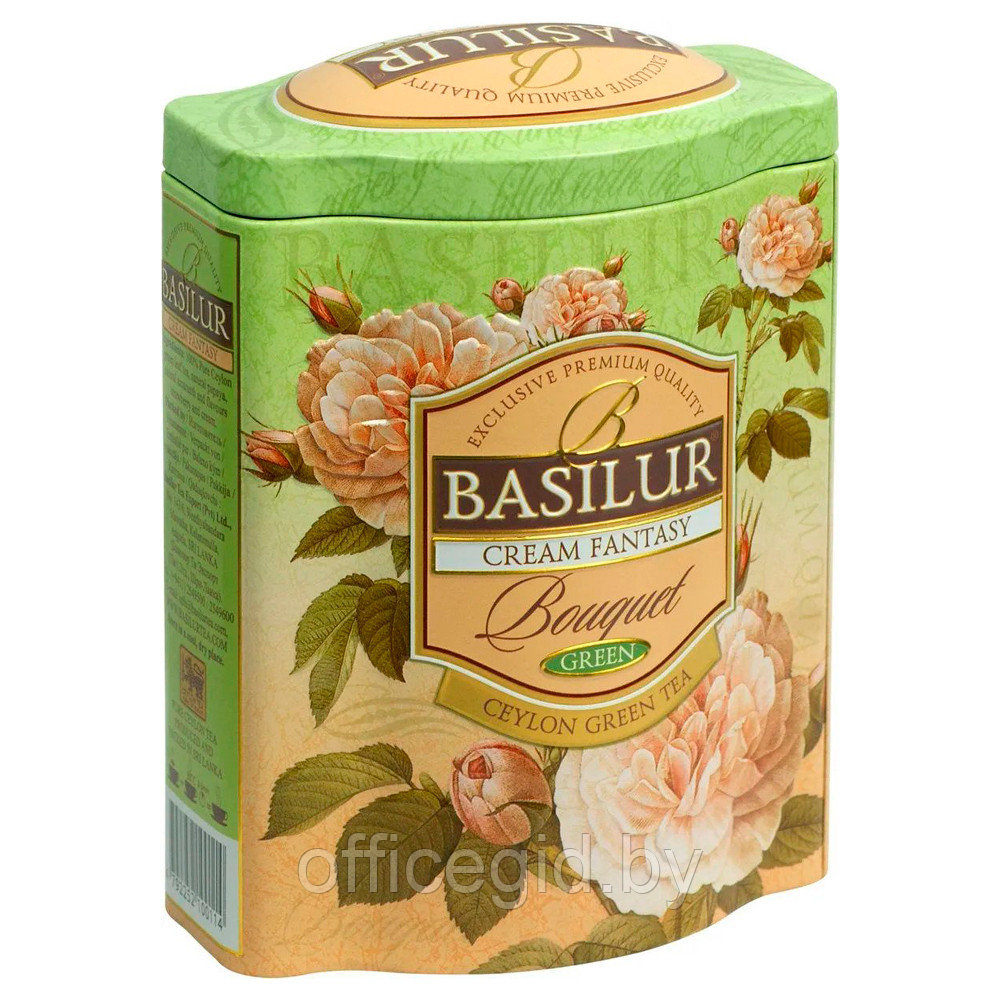 Чай "Basilur" Cream Fantasy, 100 г, зеленый