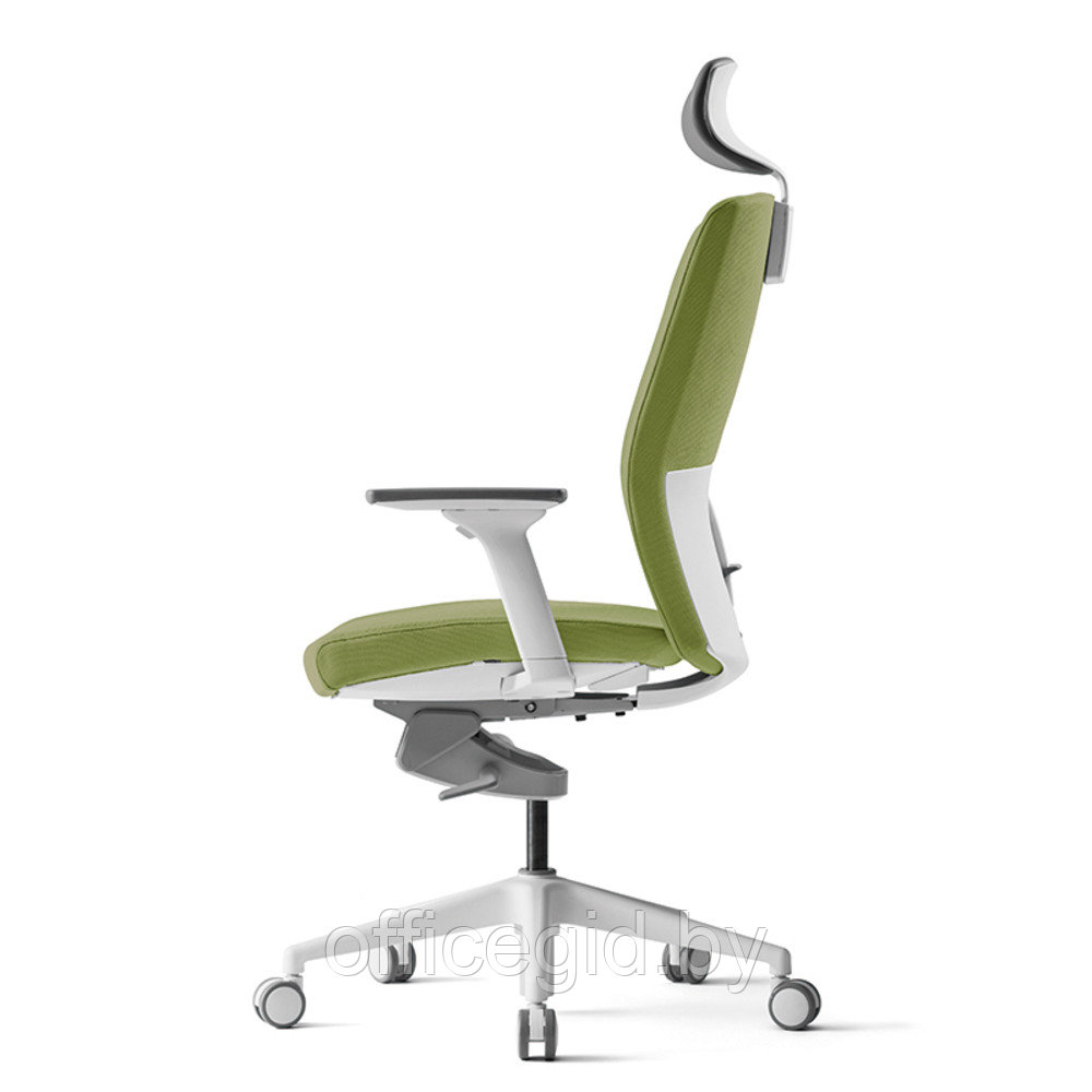Кресло для руководителя "BESTUHL J2", ткань, пластик, зеленый - фото 3 - id-p188893638