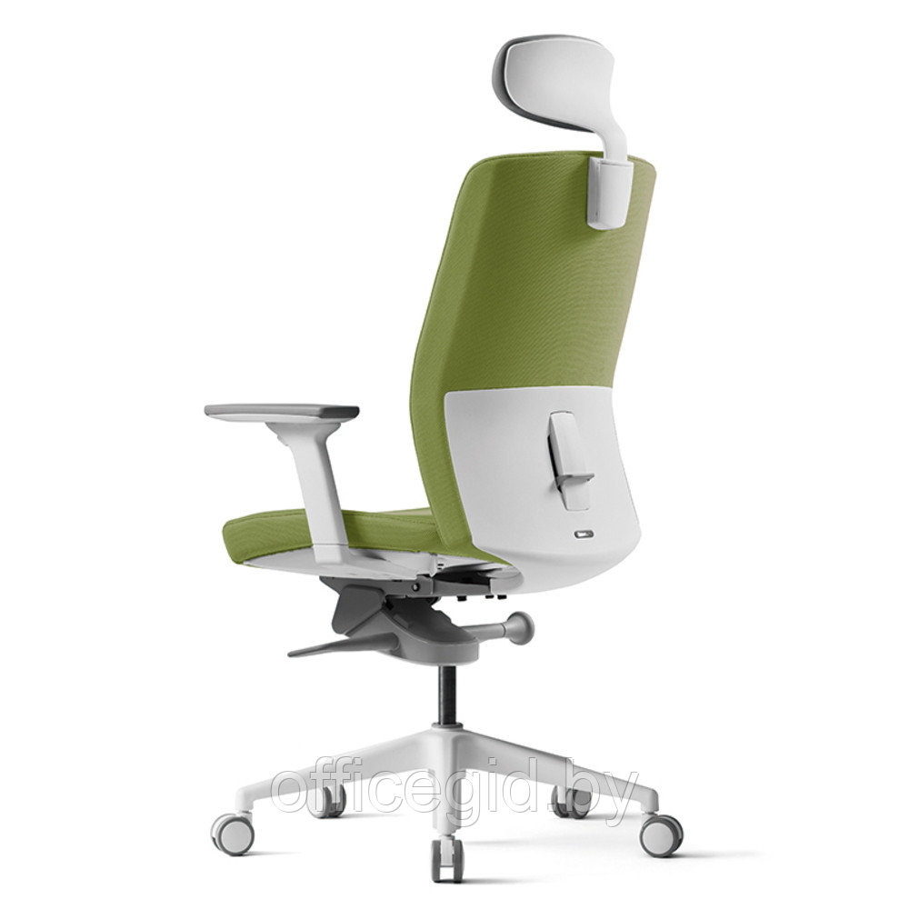 Кресло для руководителя "BESTUHL J2", ткань, пластик, зеленый - фото 4 - id-p188893638
