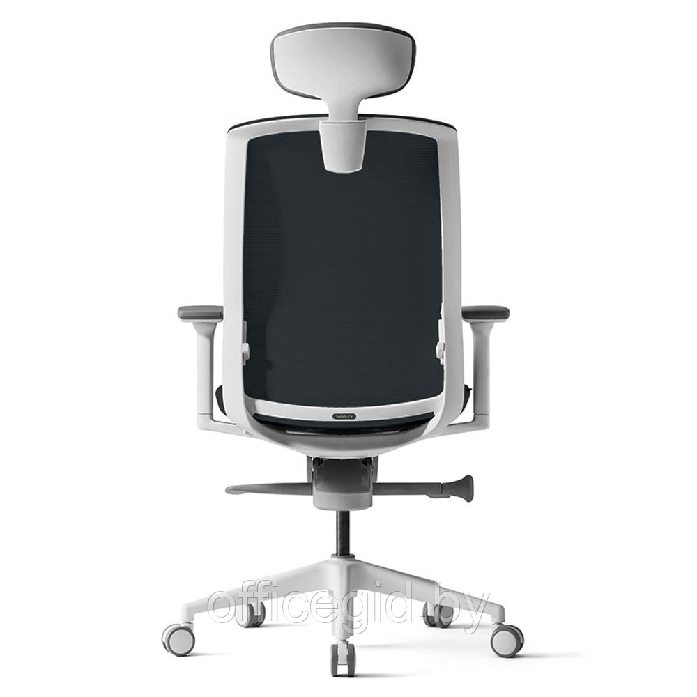 Кресло для руководителя BESTUHL J1, сетка, ткань, пластик, черный - фото 5 - id-p188893640